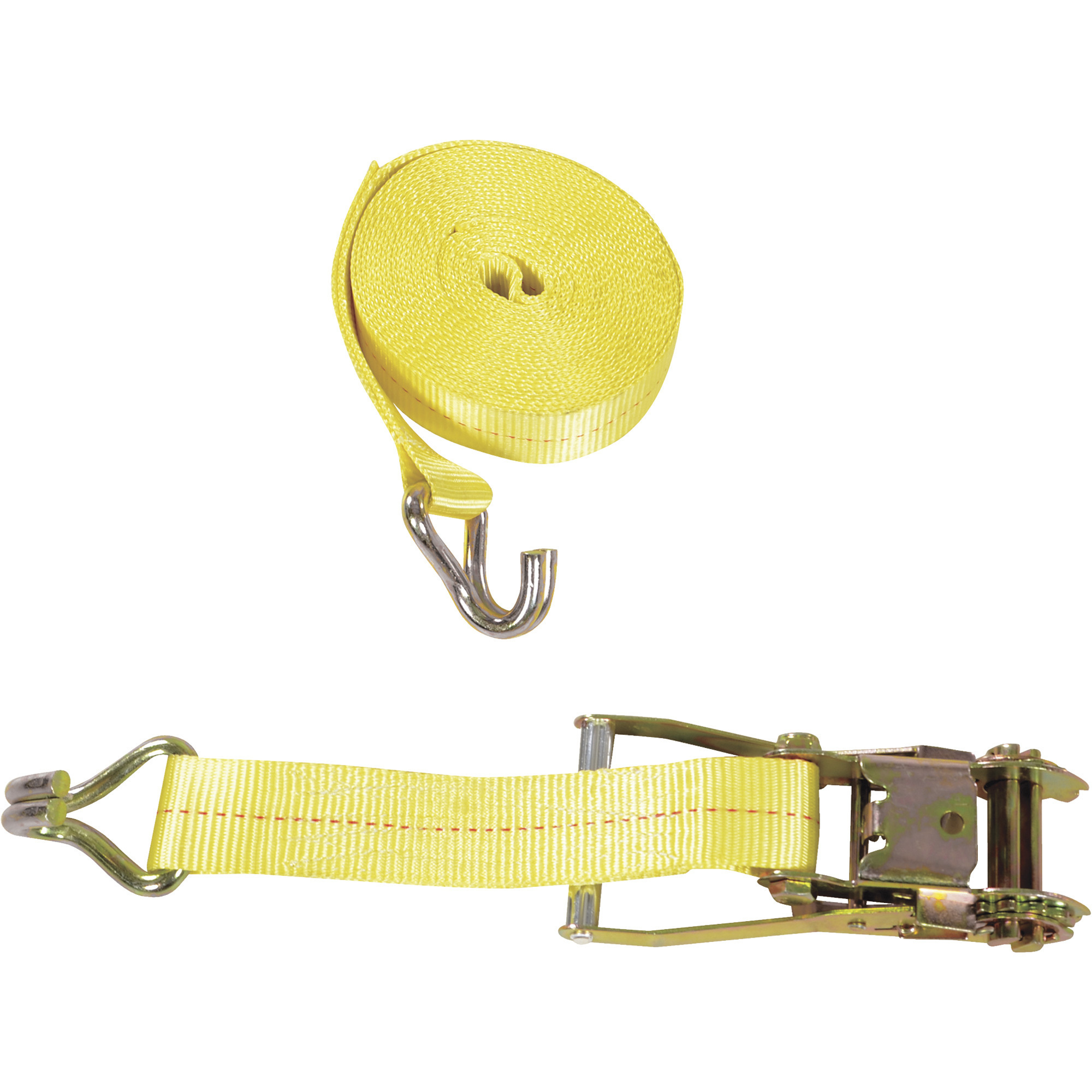 Smart Straps Retractable Ratchet Tie Downs — 10ft.L, 3,000Lb. Capacity